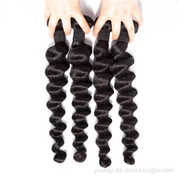 Wholesale Loose Deep 1pc Brazilian Hair Bundles 100% Virgin Human Hair Extensions